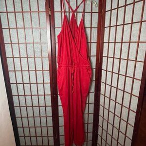 Womans Jumpsuit Red Medium